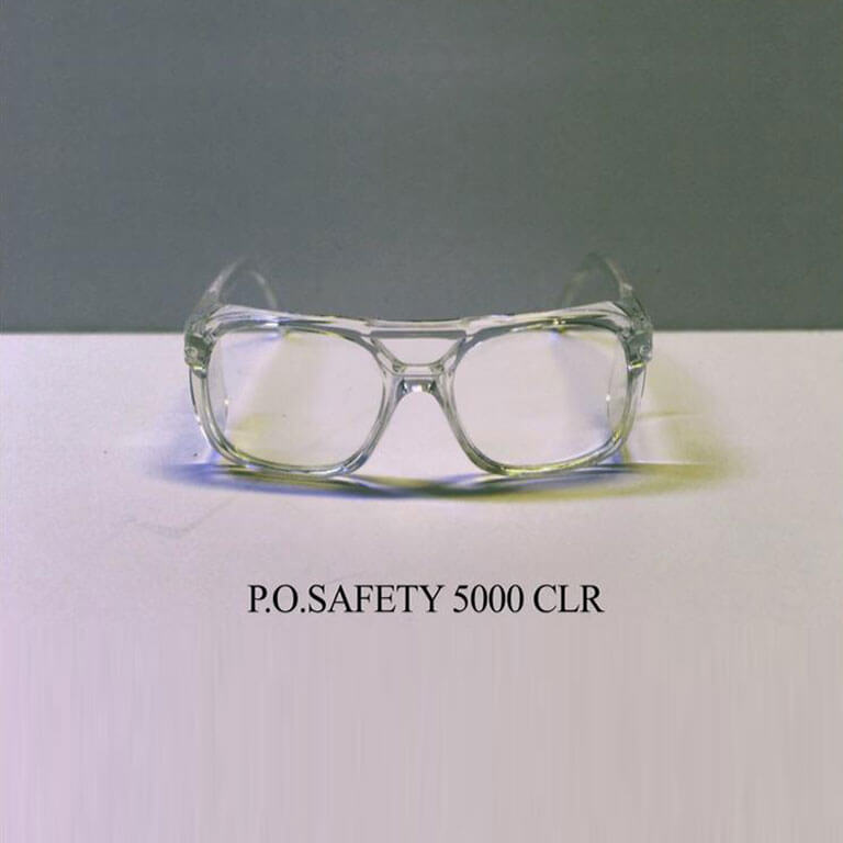 عینک ایمنی HSETOP مدل P.O.SAFETY 5000 CLR