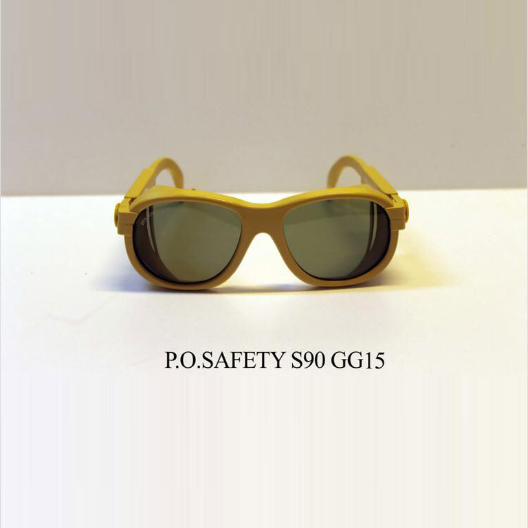 عینک ایمنی HSETOP مدل P.O.SAFETY S90 GG15